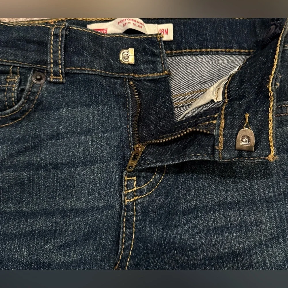 NWT Levi’s 511 slim dark wash jeans size boys 18 months